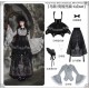 With Puji Letters and Poems-Craws Caw At Night Blouses Apron Skirt Underbust JSK OP Cape and Sets(Pre-Order/Full Payment Without Shipping)